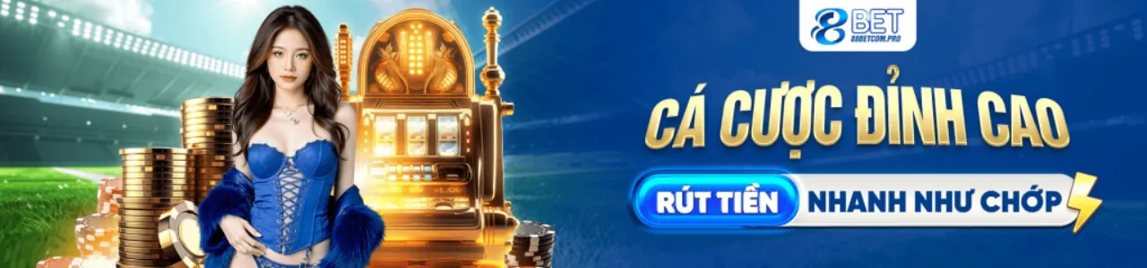 Sân vận động với ánh đèn rực rỡ và logo rr8 Nổ Hũ, tượng trưng cho cá cược thể thao đỉnh cao